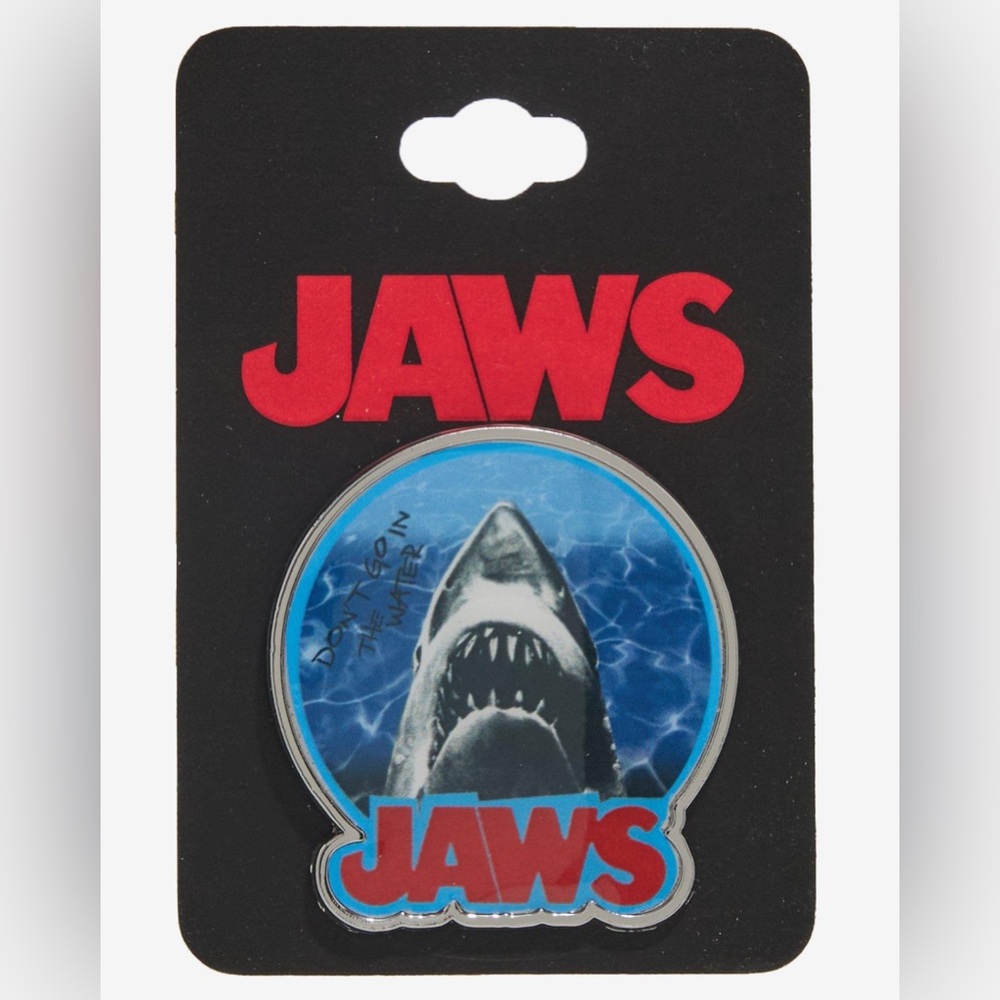 JAWS Enamel Pin
